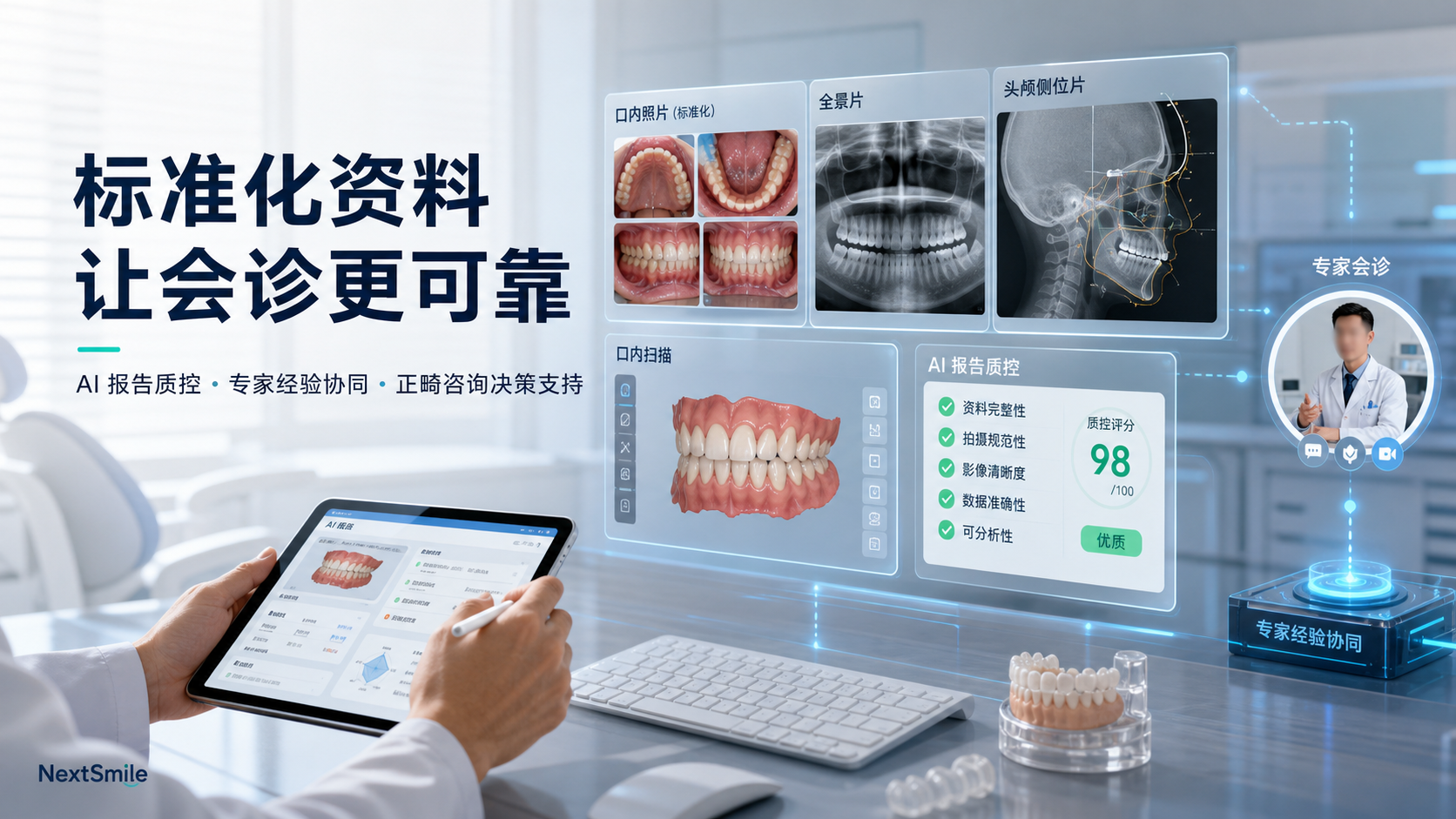 会诊前资料质控:让标准化资料、AI 报告与专家经验协同