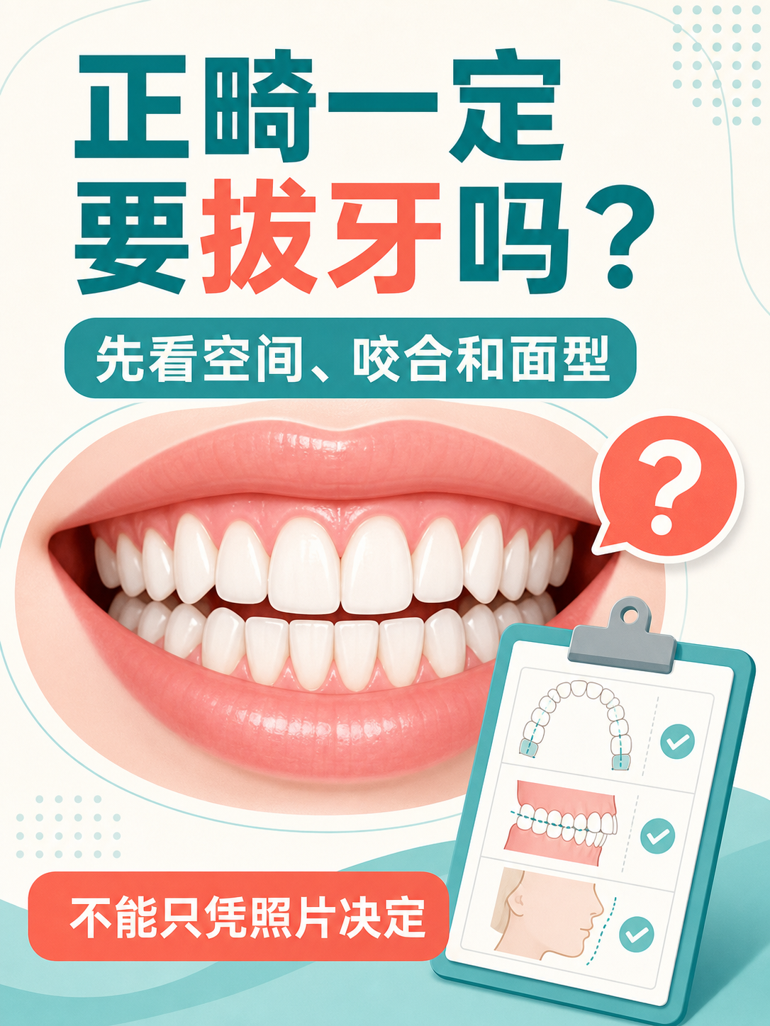 正畸一定要拔牙吗?