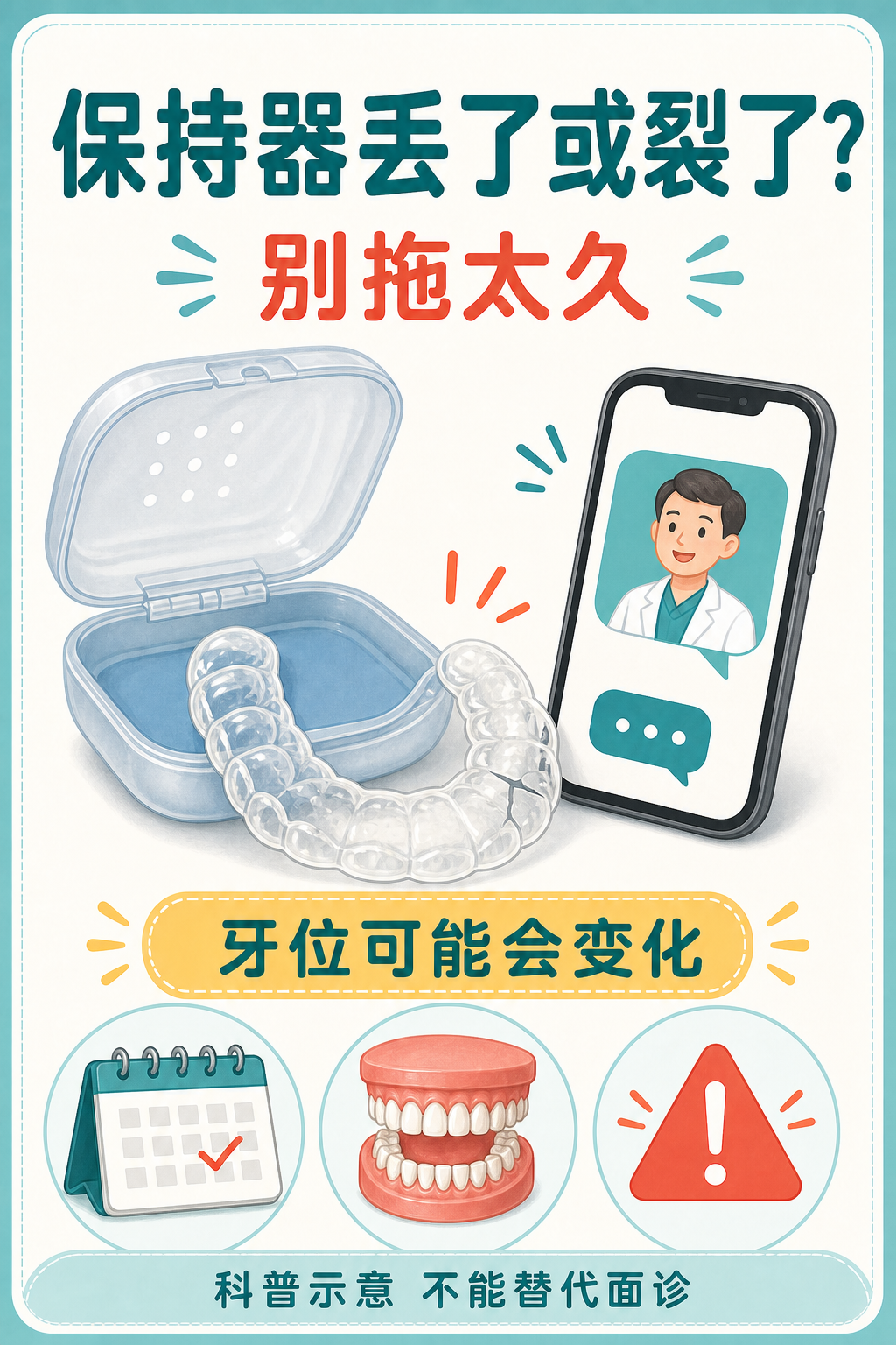 保持器丢了或裂了怎么办?